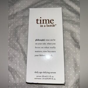 Philosophy Time in a Bottle Age-defying Serum 1.3 oz. NIB!